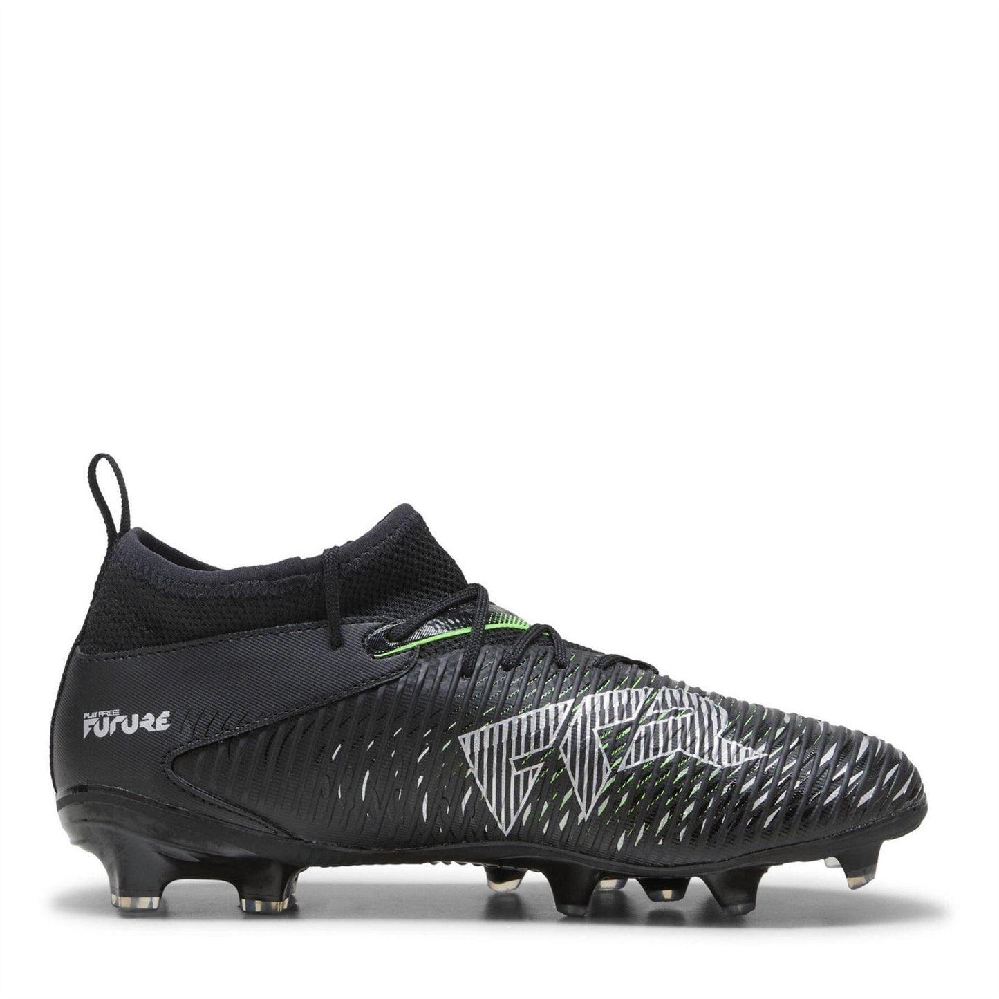 Black-Green - Lifestyle - Puma Childrens-Kids Future 8 Ultimate Match Artificial Ground Football Boots