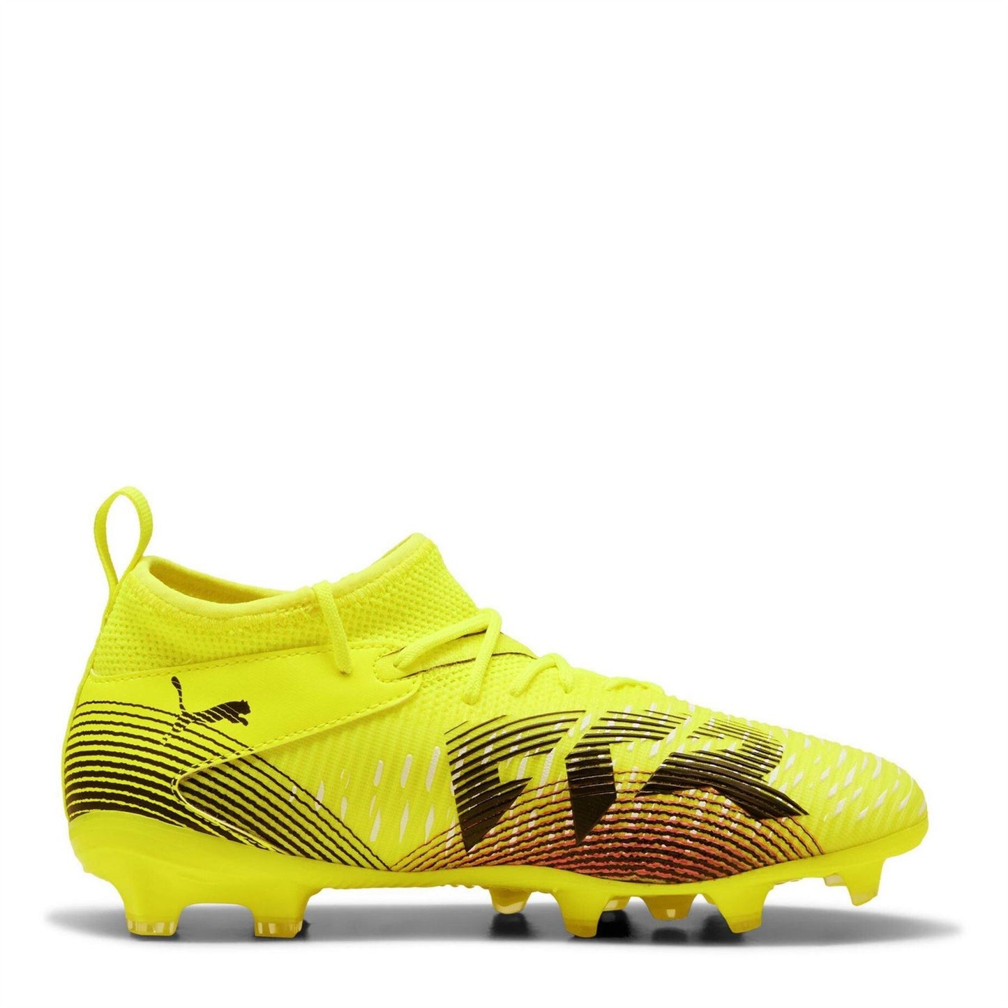 Yellow-Black - Lifestyle - Puma Childrens-Kids Future 8 Ultimate Match Artificial Ground Football Boots