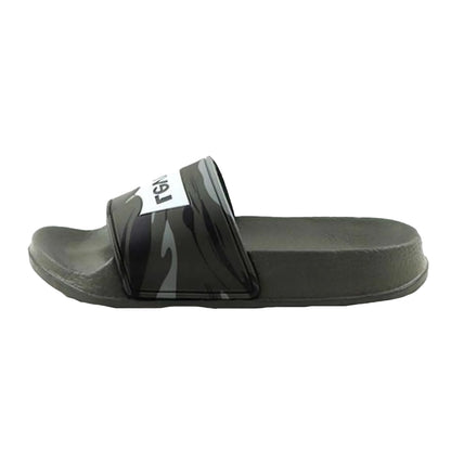 Green-Black - Back - Levis Boys Bat Wings Camo Sliders