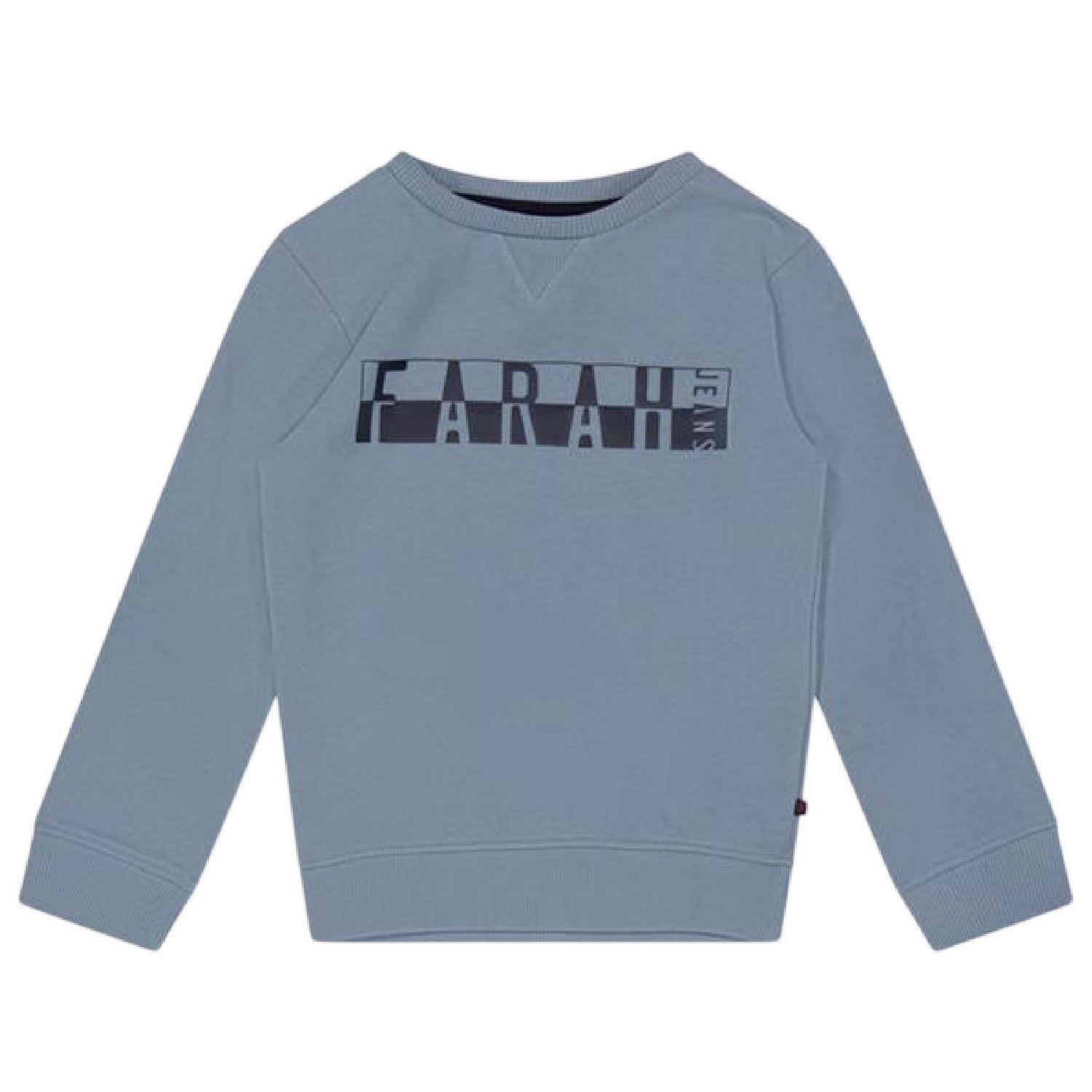Blue - Front - Farah Boys Graphic Print Sweatshirt