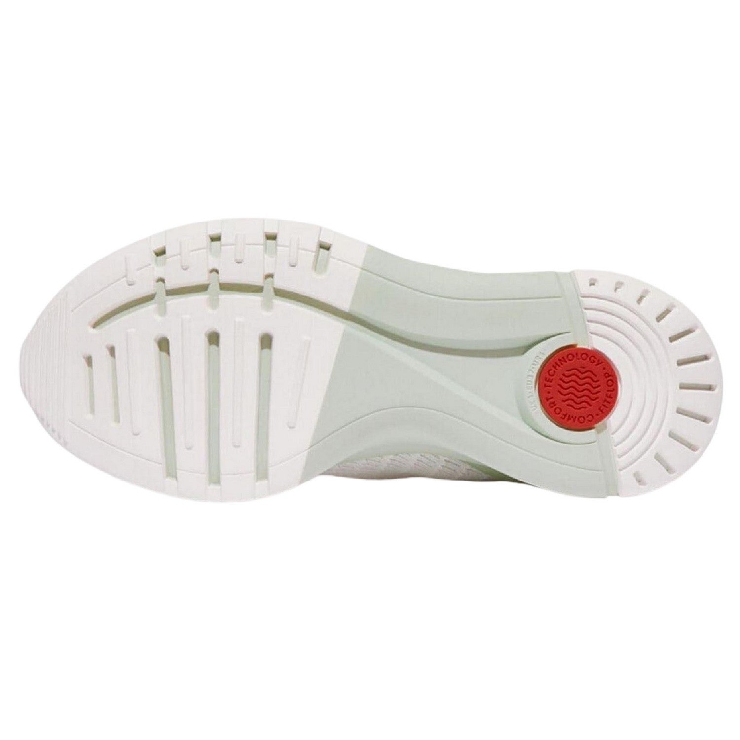 White - Side - FitFlop Unisex Adult Vitamin FFX Knitted Water Resistant Trainers