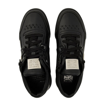 Black - Side - Reebok Mens Mallet Leather Workout Trainers
