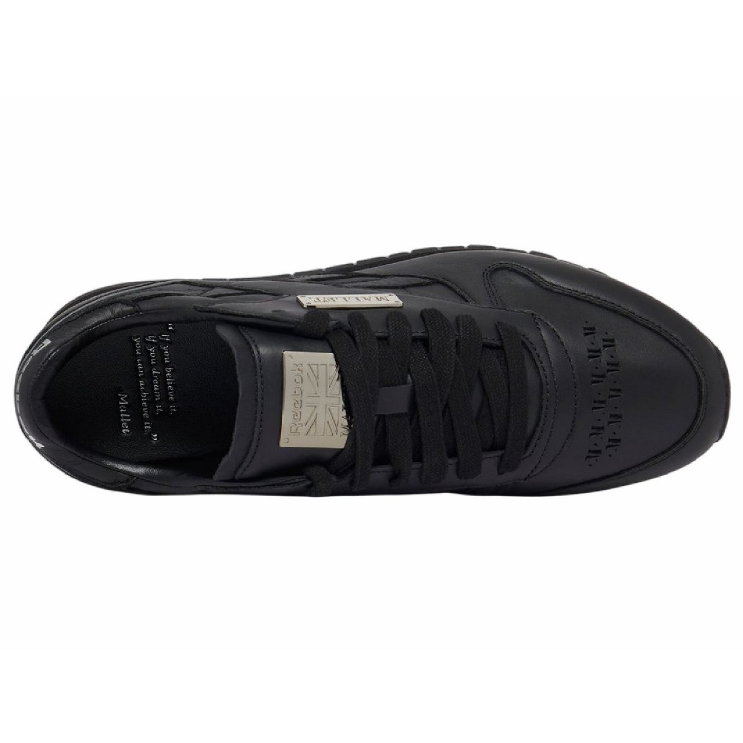 Black - Lifestyle - Mallet Mens Classic Leather Trainers
