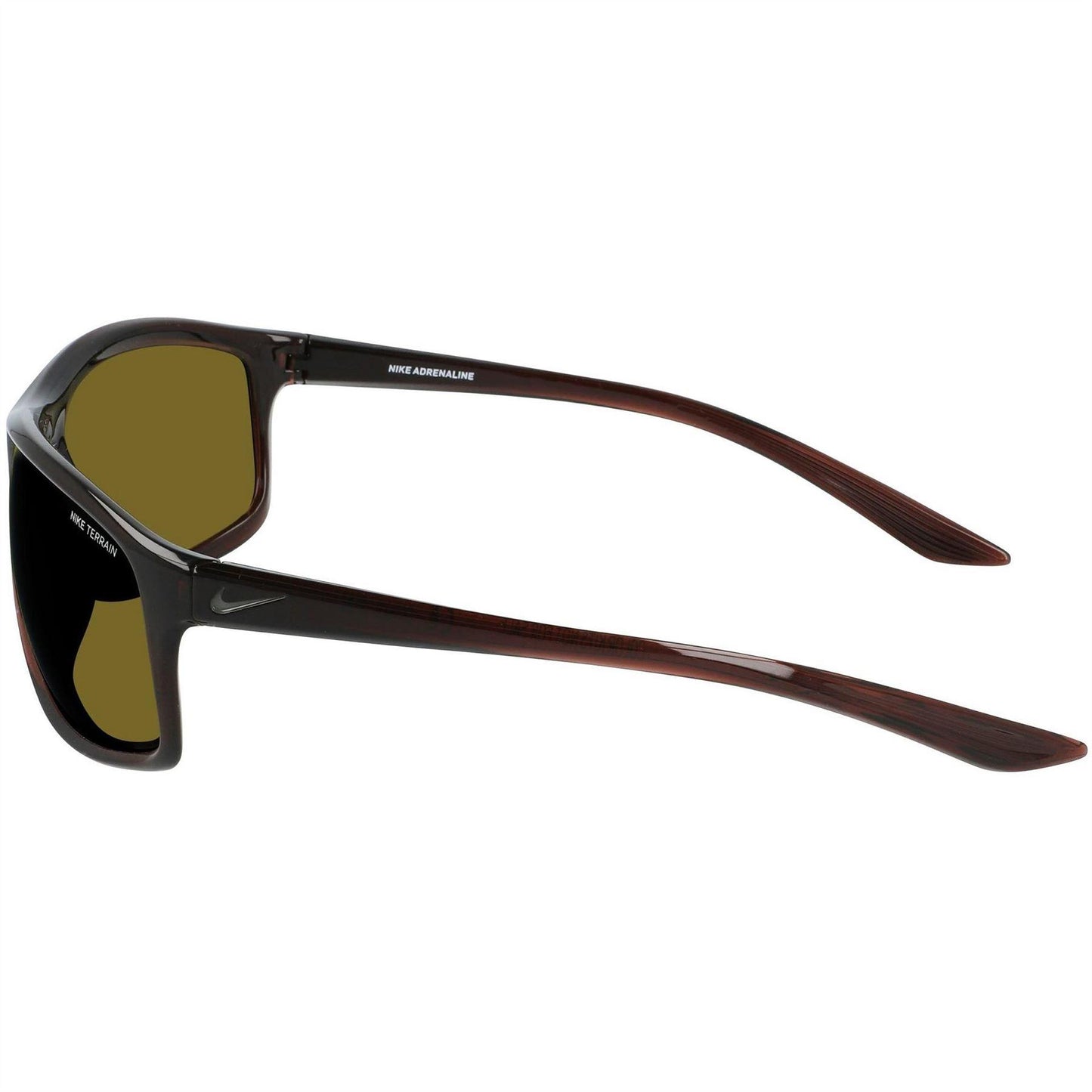 Brown-Terrain - Side - Nike Unisex Adult Adrenaline Rectangle Sunglasses
