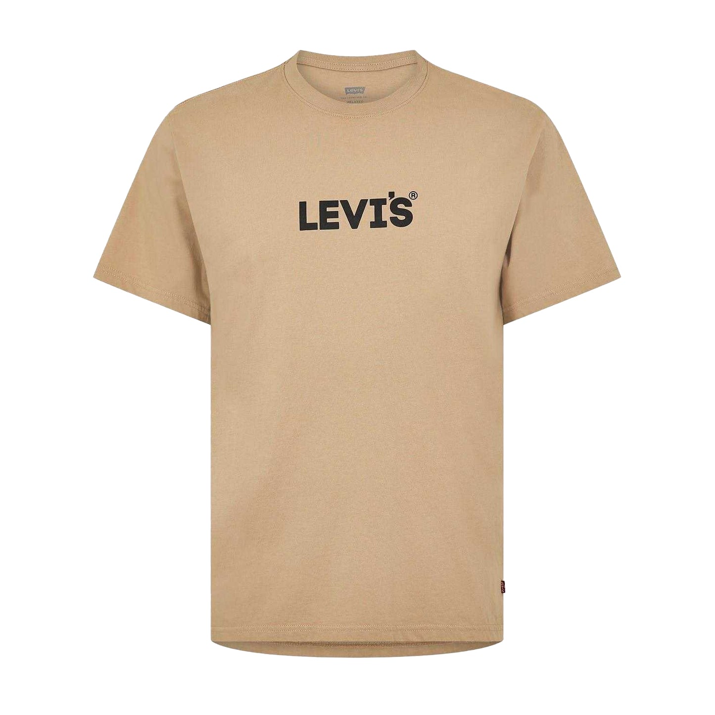 Kelp Green - Front - Levis Mens Varsity Circle Lettering Crew Neck T-Shirt