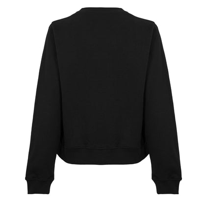 Black - Back - Diesel Womens-Ladies Block Logo Sweatshirt