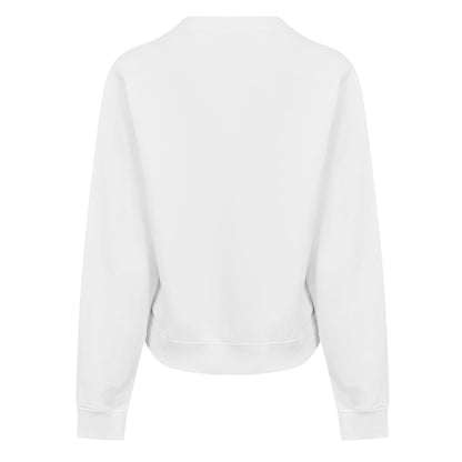 Bright White - Back - Diesel Womens-Ladies Block Logo Sweatshirt