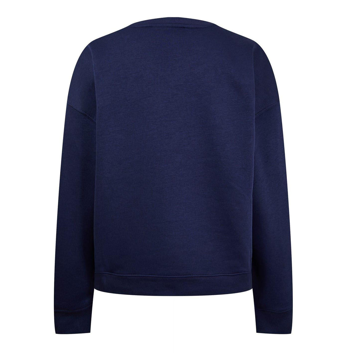 Navy - Back - Calvin Klein Womens-Ladies Regular Drop Sleeve Sweatshirt