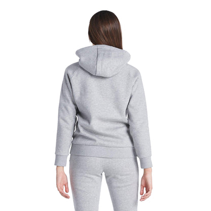 Grey Marl - Back - SikSilk Girls Essentials Pullover Hoodie