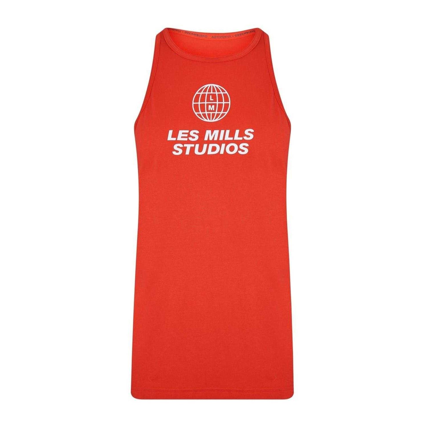 Red - Front - Reebok Womens-Ladies Les Mills Activchill Dreamblend Tank Top