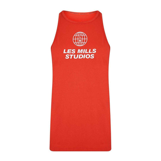 Red - Front - Reebok Womens-Ladies Les Mills Activchill Dreamblend Tank Top