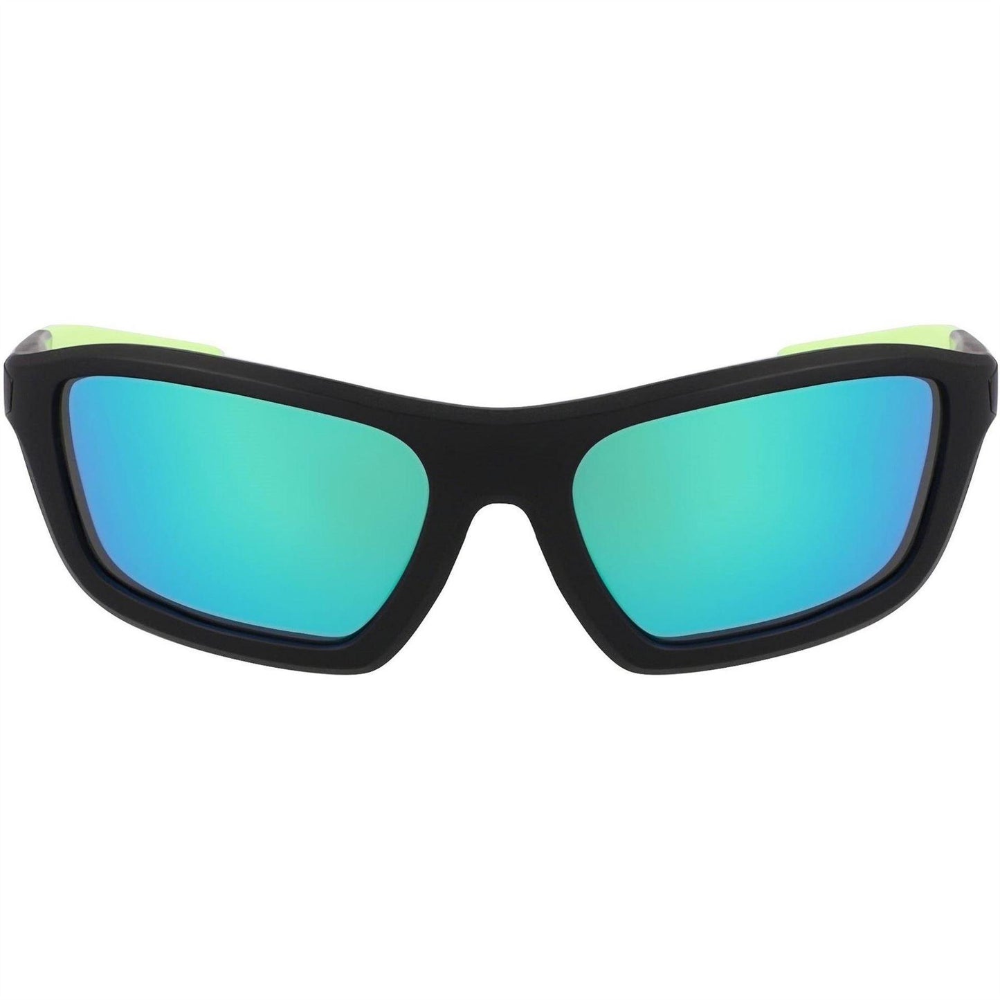 Black-Green - Back - Nike Mens Brazer Rectangular Sport Sunglasses