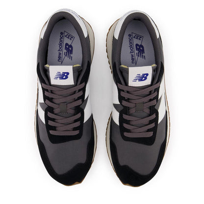 Black-White-Gum - Lifestyle - New Balance Womens-Ladies 237 Classic Suede Trainers