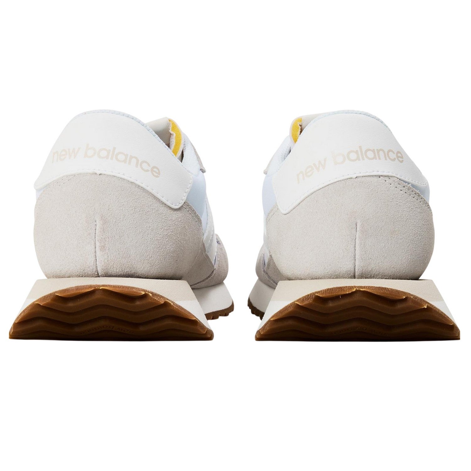 White-Gum - Back - New Balance Womens-Ladies 237 Classic Suede Trainers