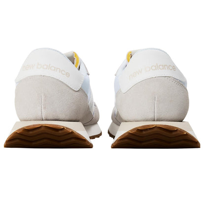 White-Gum - Back - New Balance Womens-Ladies 237 Classic Suede Trainers