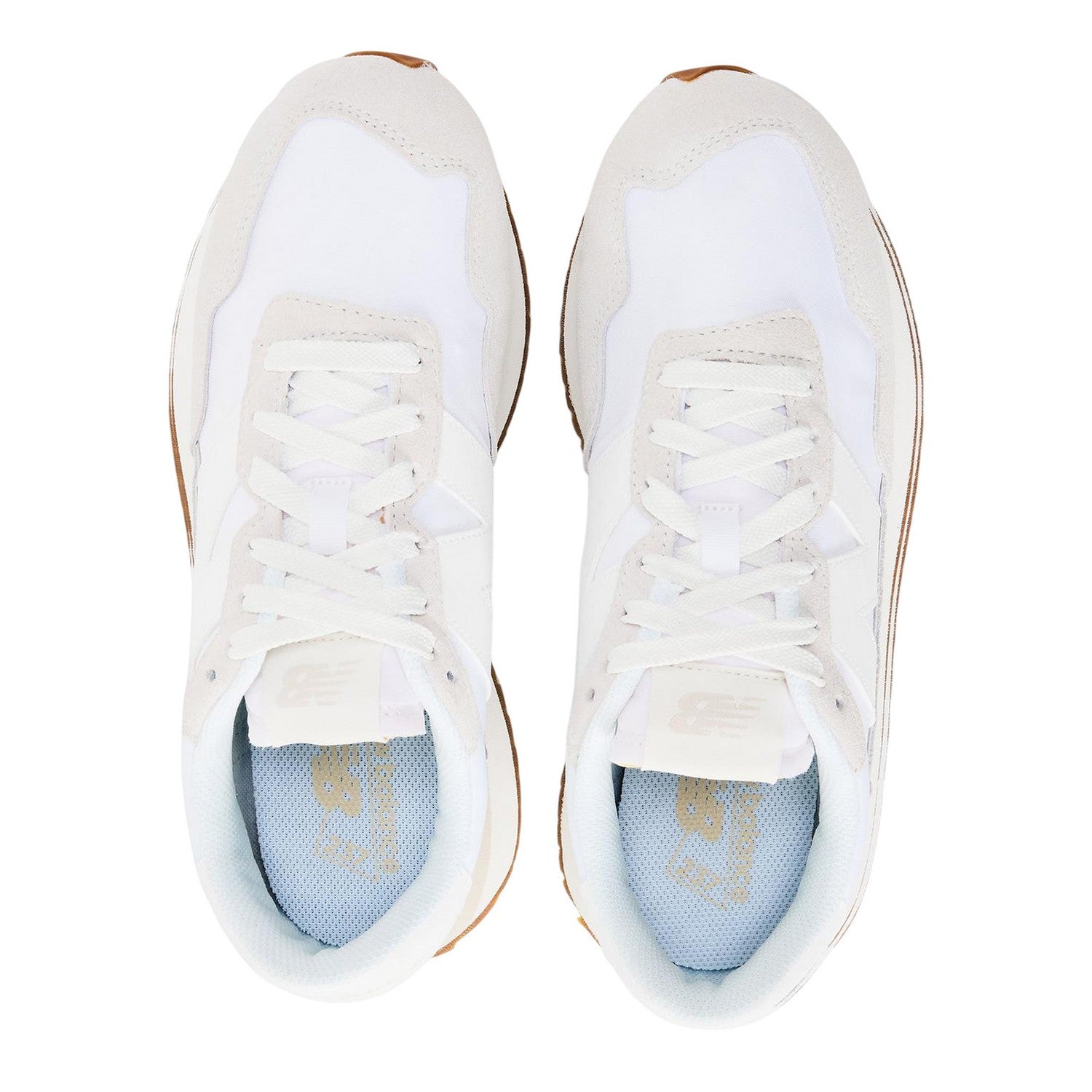 White-Gum - Lifestyle - New Balance Womens-Ladies 237 Classic Suede Trainers