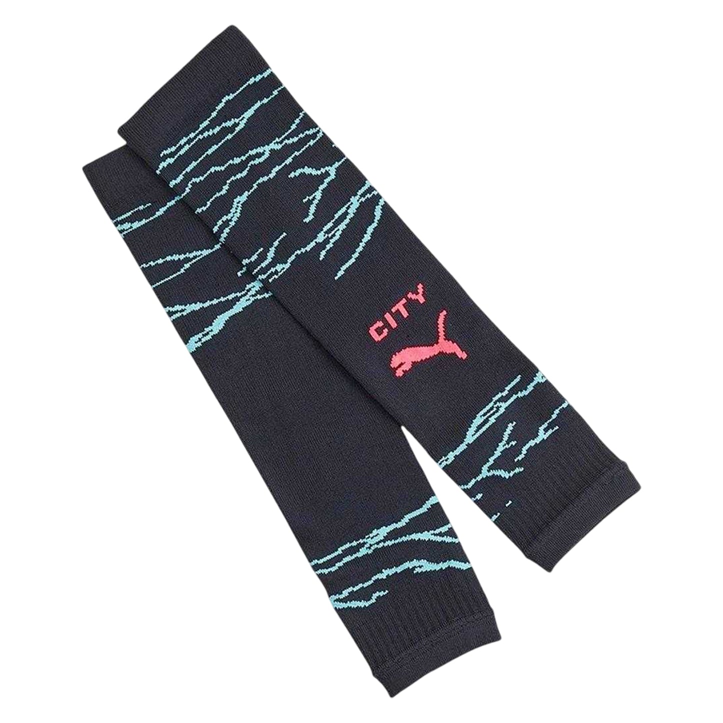 Navy - Side - Puma Unisex Adult Manchester City FC Crew Socks