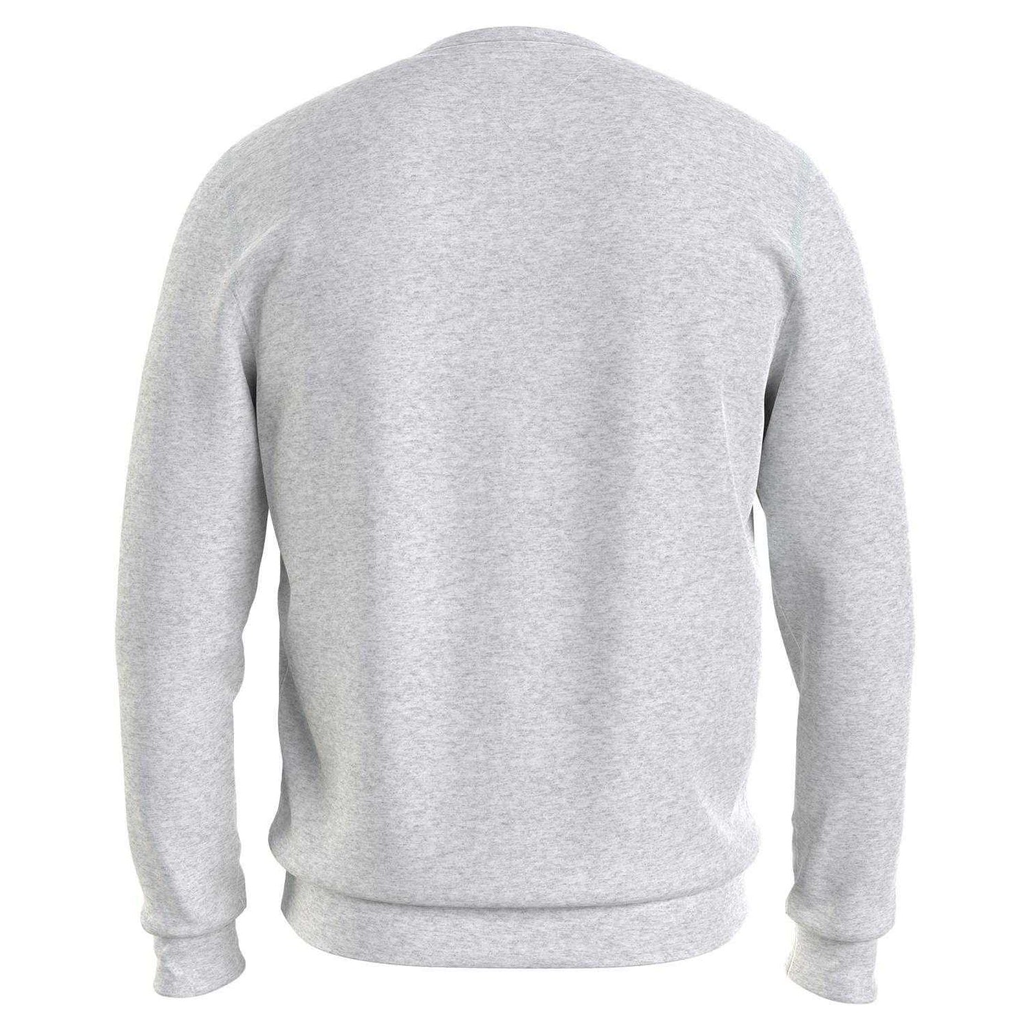 Grey - Back - Tommy Hilfiger Mens Established Crew Neck Regular Sweatshirt