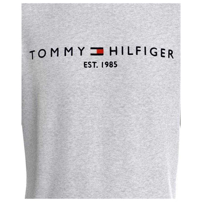 Grey - Side - Tommy Hilfiger Mens Established Crew Neck Regular Sweatshirt