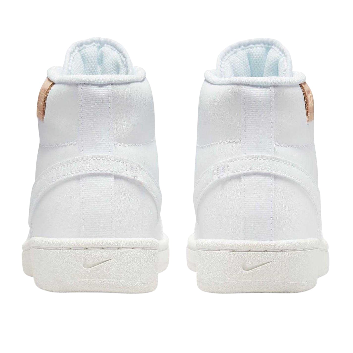 White - Back - Nike Womens-Ladies Court Royale 2 Mid Cut Trainers