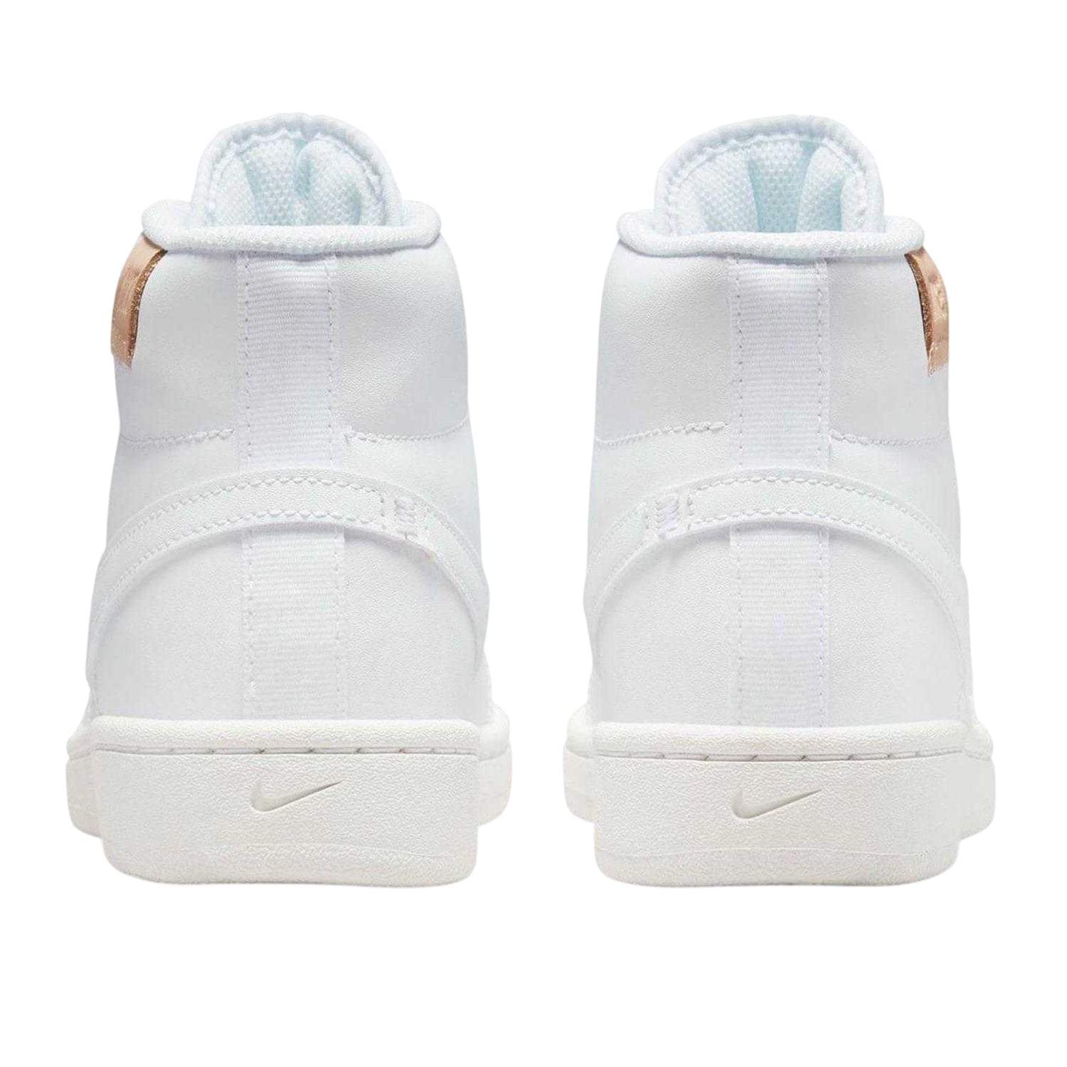 White - Back - Nike Womens-Ladies Court Royale 2 Mid Cut Trainers
