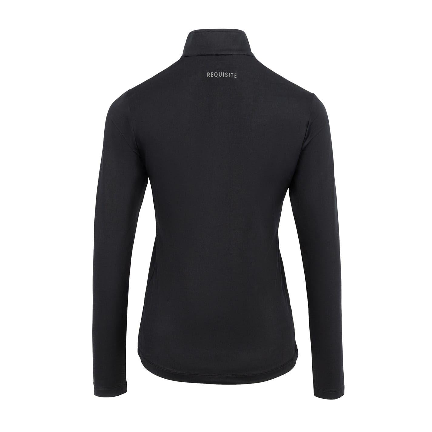 Black - Back - Requisite Womens-Ladies Logo Base Layer Top