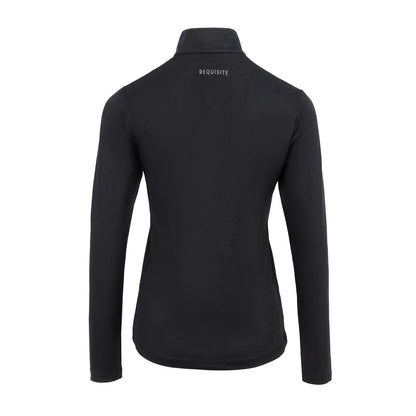 Black - Back - Requisite Womens-Ladies Logo Base Layer Top