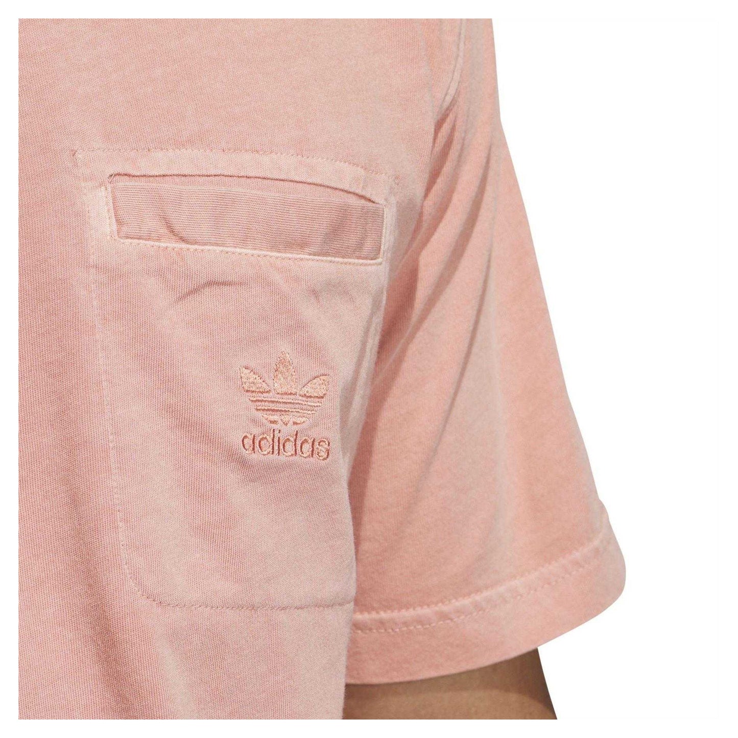 Clay - Side - Adidas Mens Essentials Dyed Pocket T-Shirt