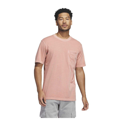 Clay - Lifestyle - Adidas Mens Essentials Dyed Pocket T-Shirt