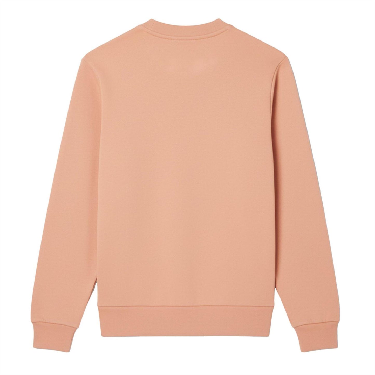Orange - Back - Lacoste Mens Embroidered Logo Sweatshirt