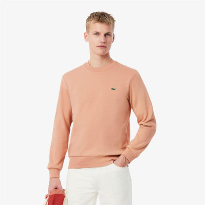 Orange - Lifestyle - Lacoste Mens Embroidered Logo Sweatshirt