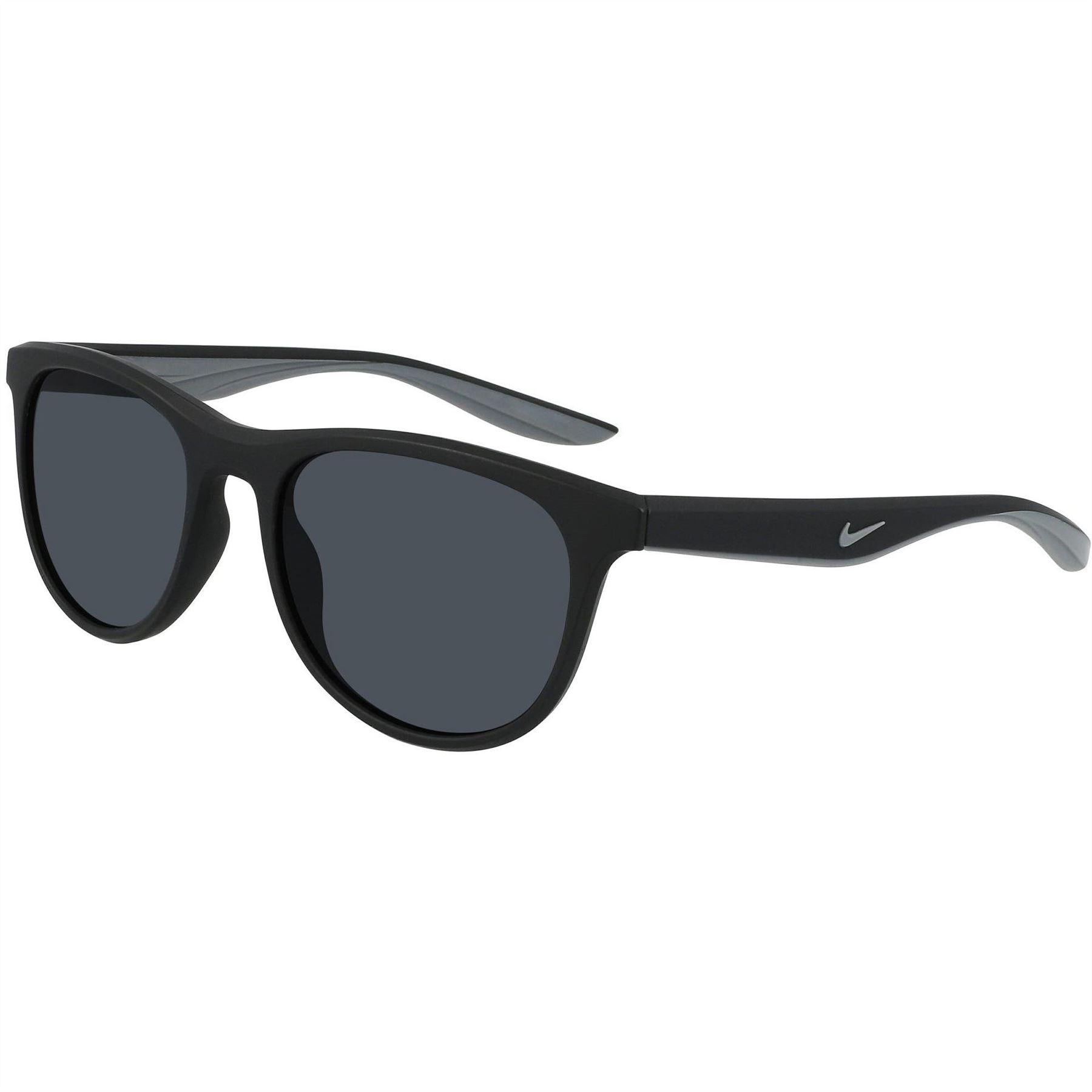 Matt Black-Dark Grey - Pack Shot - Nike Unisex Adult Wave Wayfarer Sunglasses
