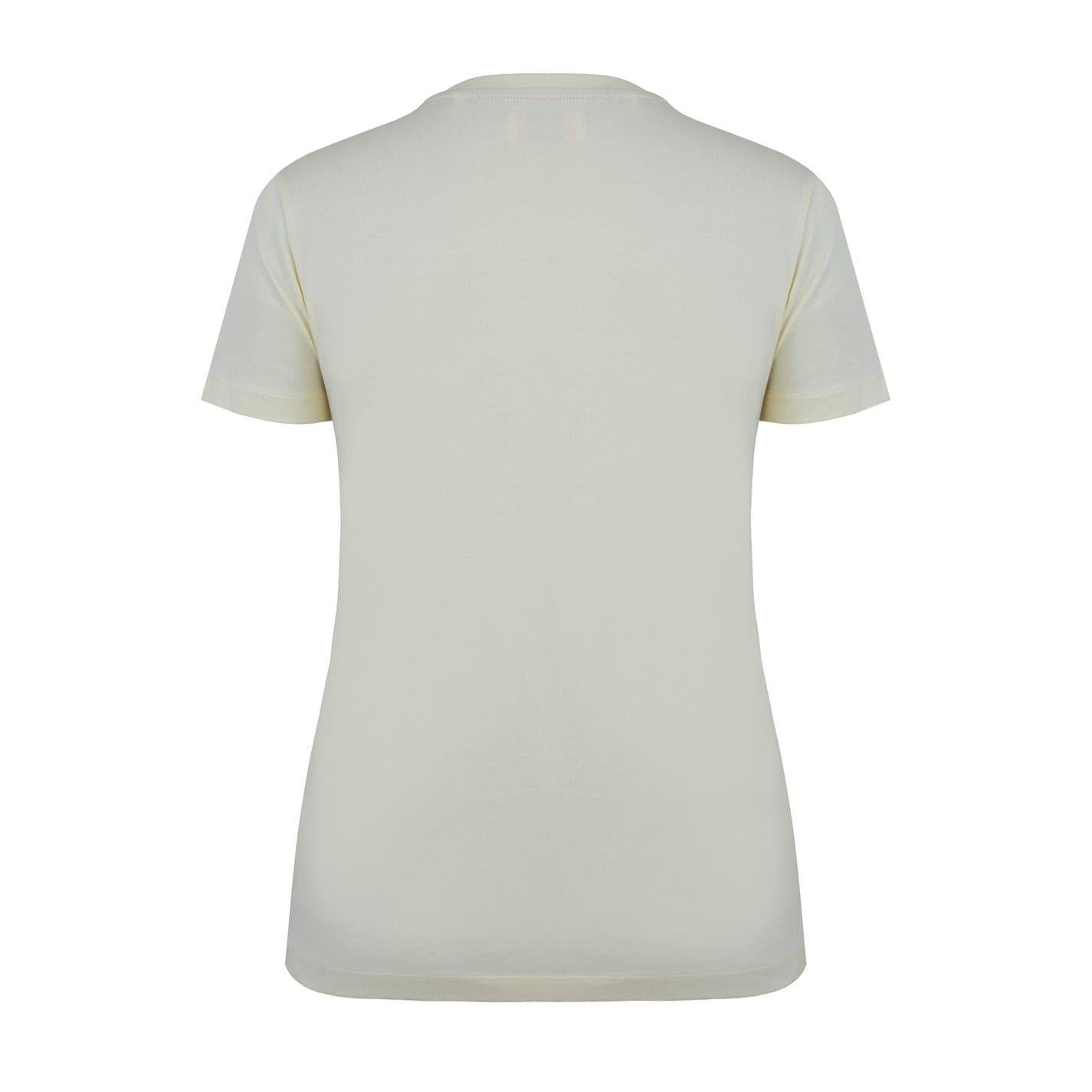 Lemon - Back - Lee Cooper Womens-Ladies Classic Floral T-Shirt