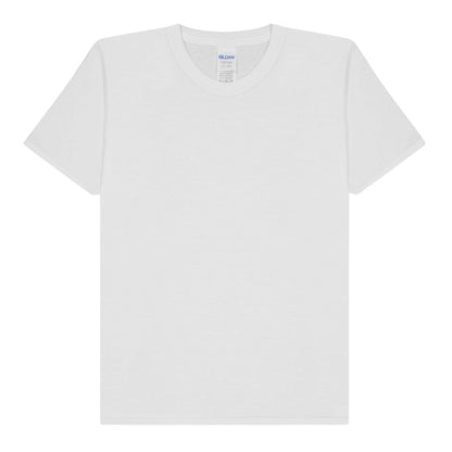 White - Front - Gildan Childrens-Kids Soft Style Ringspun Cotton Regular T-Shirt