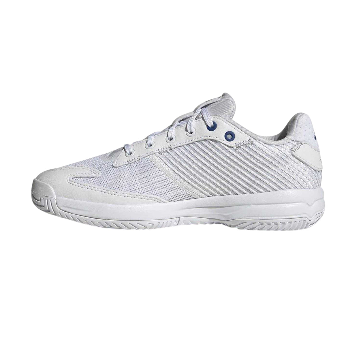 White - Side - Adidas Childrens-Kids Crazyflight Tennis Shoes