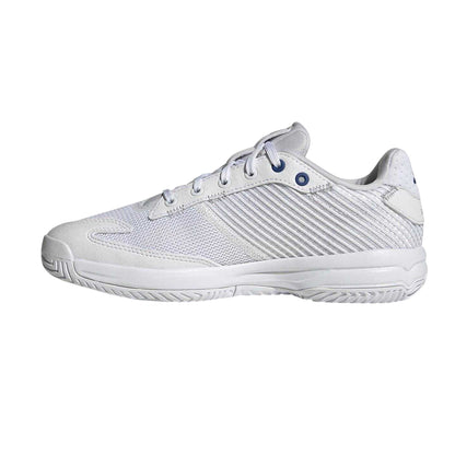 White - Side - Adidas Childrens-Kids Crazyflight Tennis Shoes