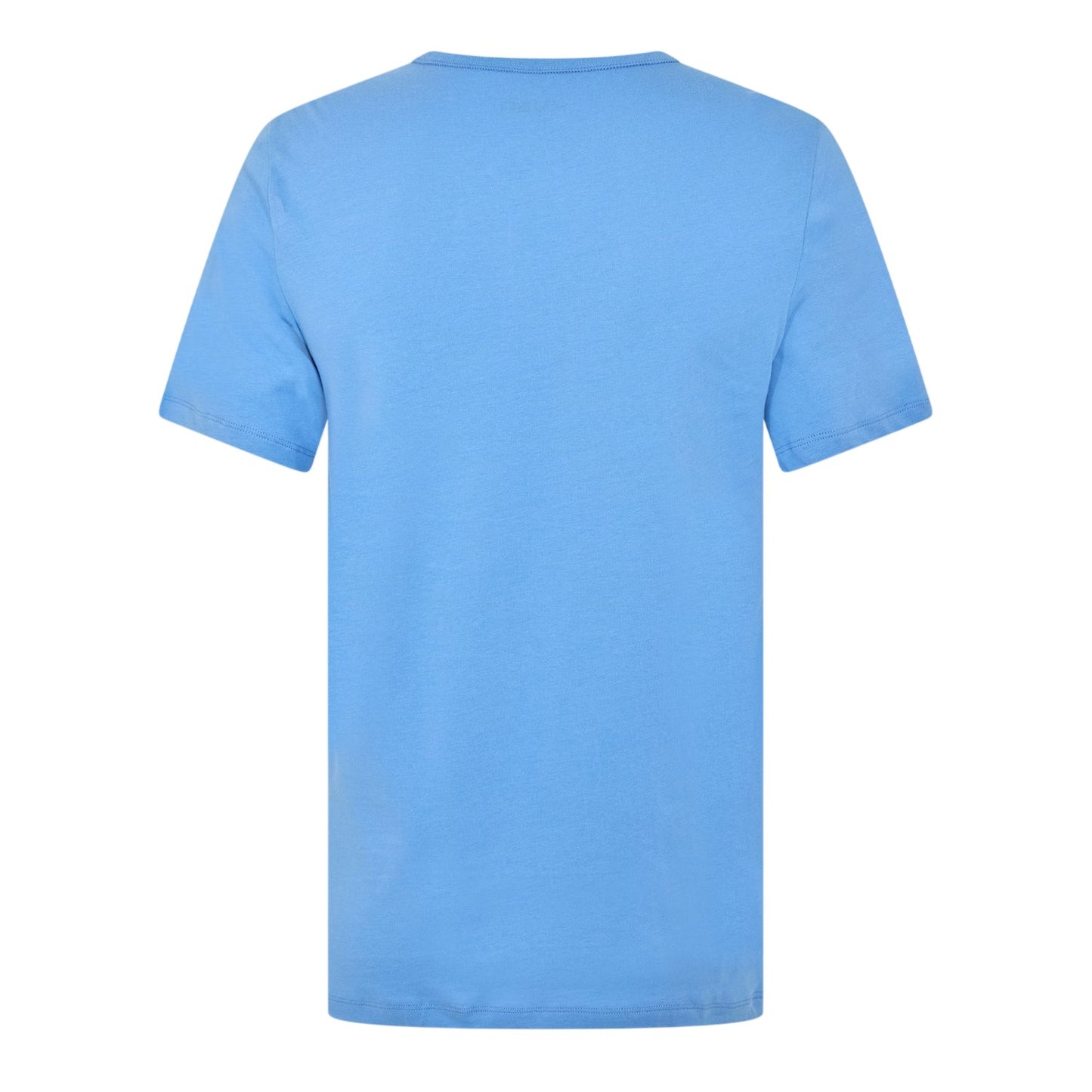 Blue - Back - Hugo Mens Plain Pyjama Top (Pack of 3)