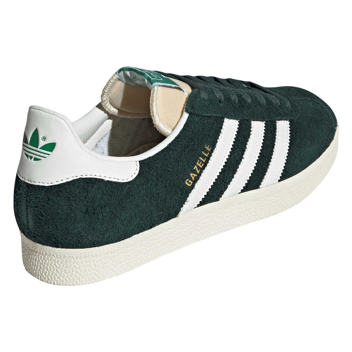 Mineral Green - Back - Gazelle Womens-Ladies Gazelle Suede Low Cut Flat Trainers