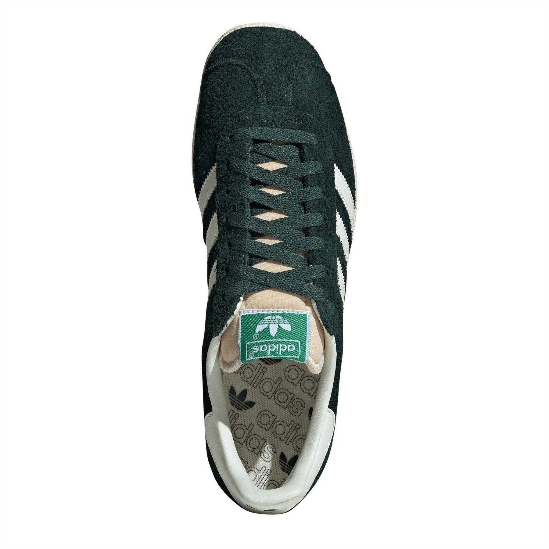Mineral Green - Lifestyle - Gazelle Womens-Ladies Gazelle Suede Low Cut Flat Trainers