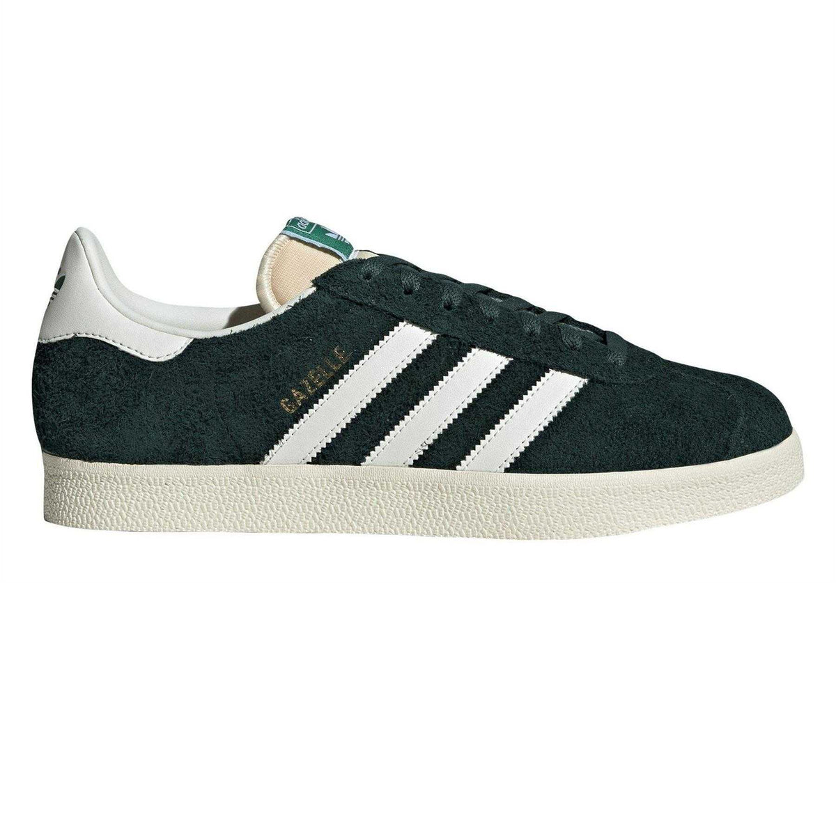 Mineral Green - Front - Gazelle Womens-Ladies Gazelle Suede Low Cut Flat Trainers