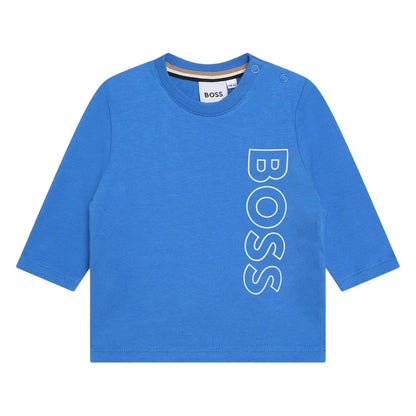 Navy Blue - Front - Boss Baby Ribbed Regular T-Shirt