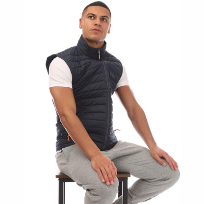 Navy - Pack Shot - Timberland Mens Axis Peak Durable Water Repellent Gilet