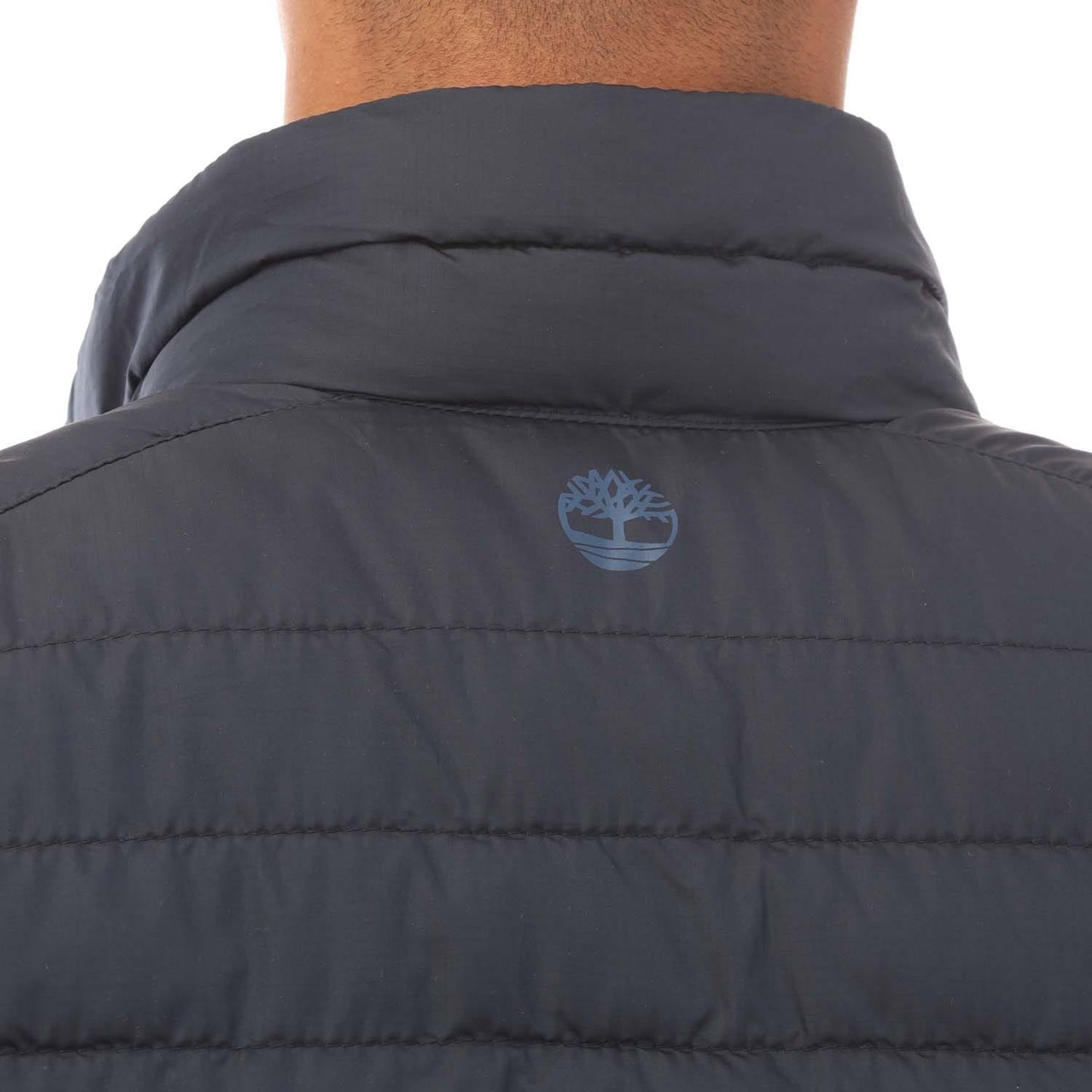 Navy - Close up - Timberland Mens Axis Peak Durable Water Repellent Gilet