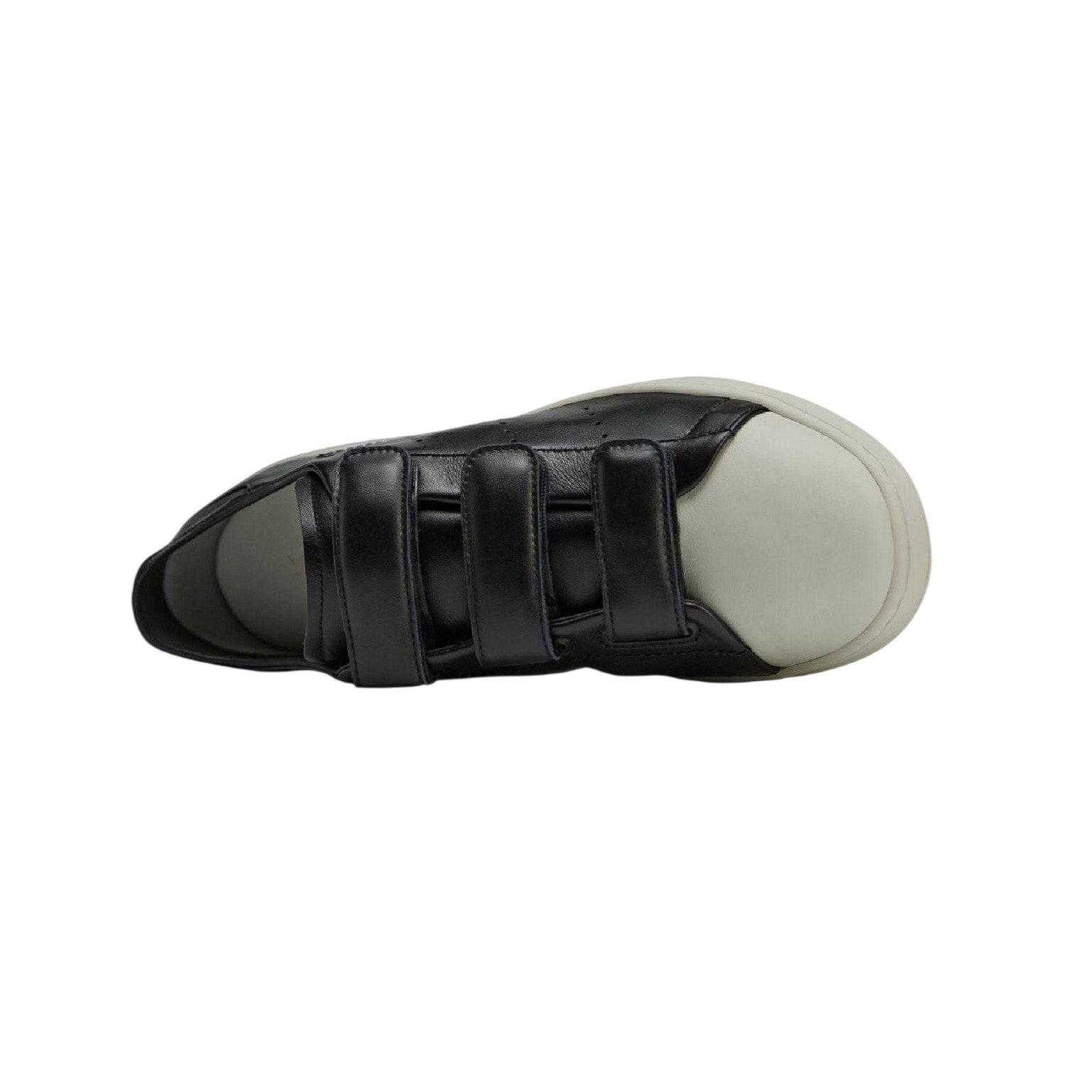 Black - Lifestyle - Y-3 Womens-Ladies Stan Smith Leather 3 Touch Fastening Strap Shoes