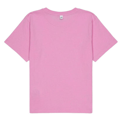 Pink - Back - Moschino Childrens-Kids Heart Regular T-Shirt