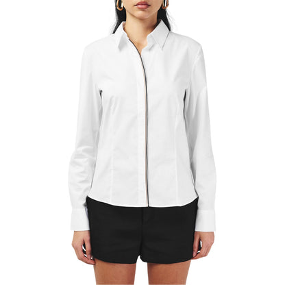 White - Side - Boss Womens-Ladies Bierdie Tuesday Regular Shirt