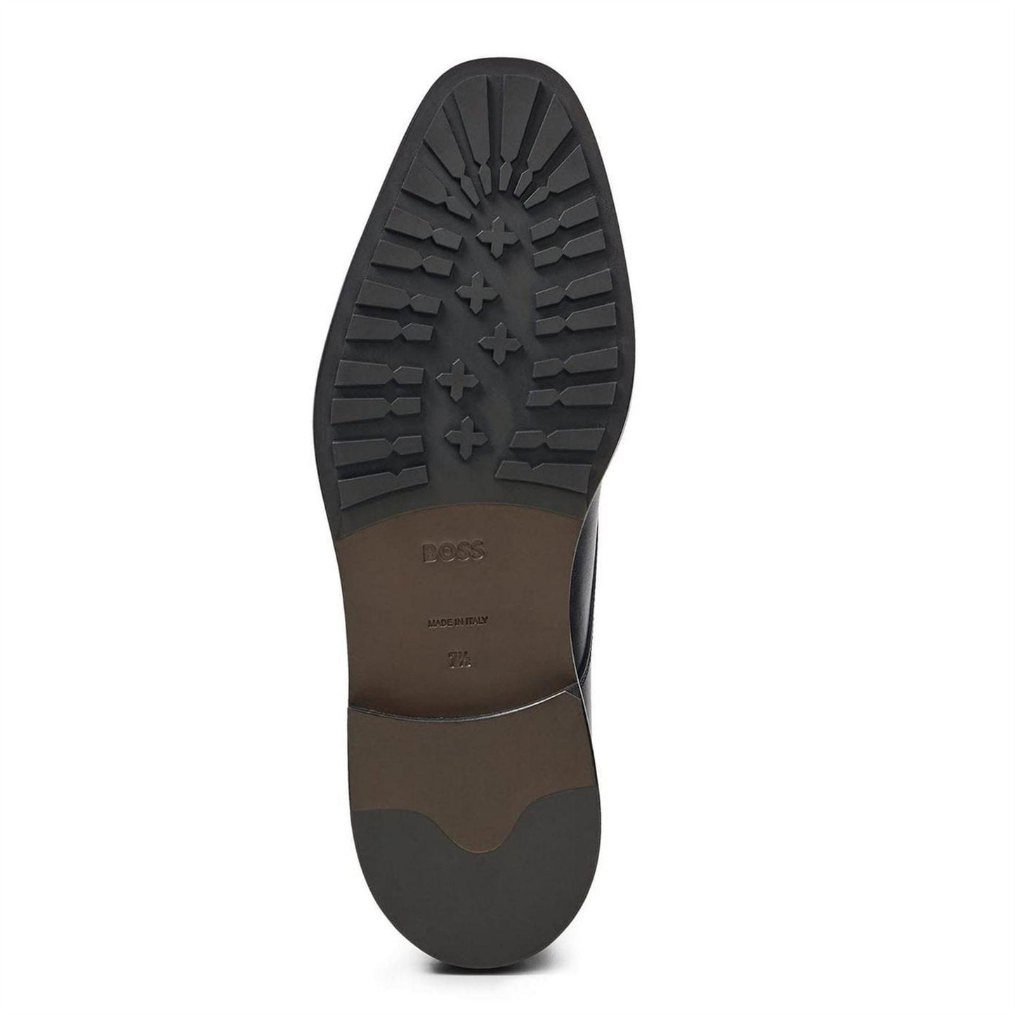 Black - Pack Shot - Boss Mens Leather Derby Shoes