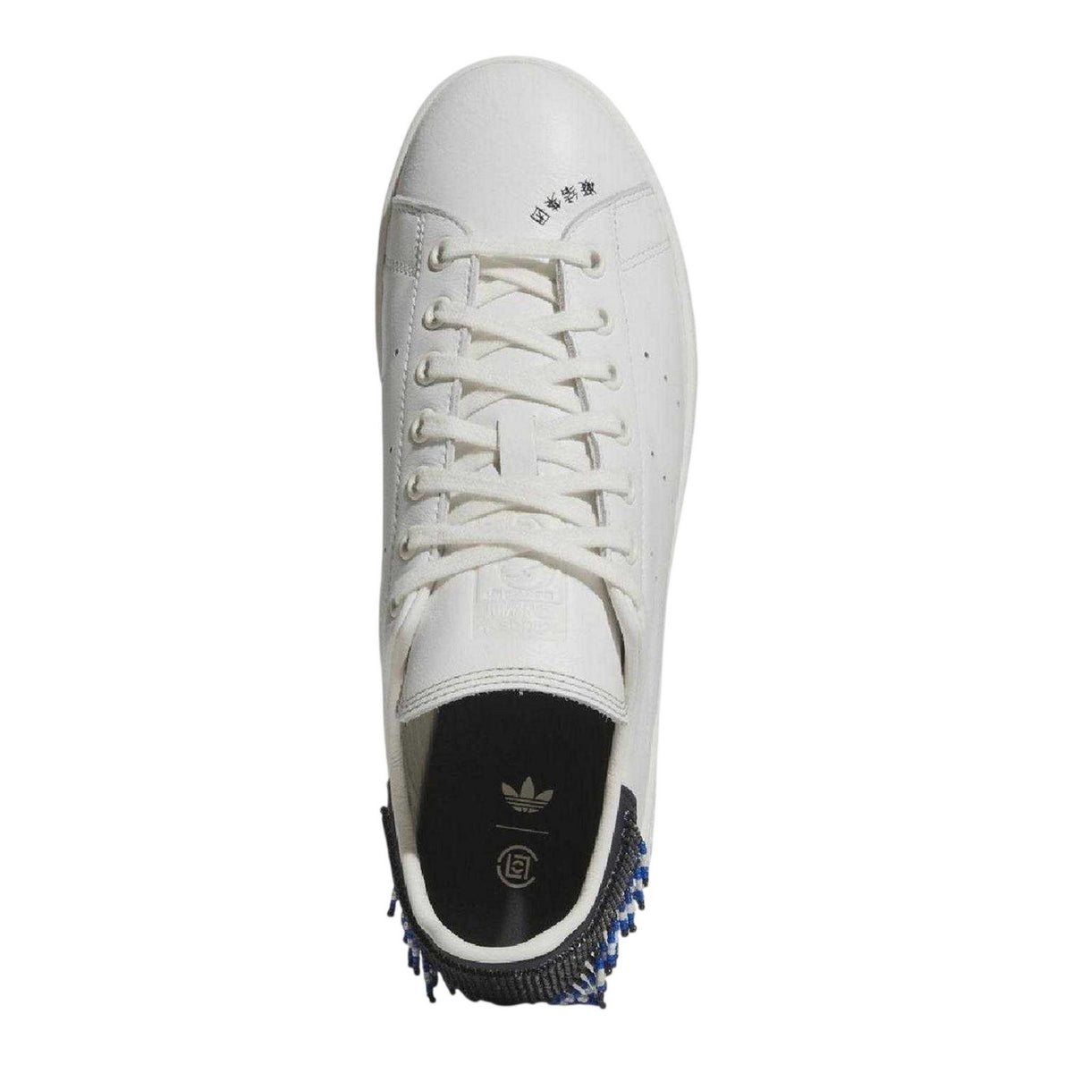 White - Lifestyle - Adidas Mens Stan Smith Beaded Leather Embellished Flat Trainers