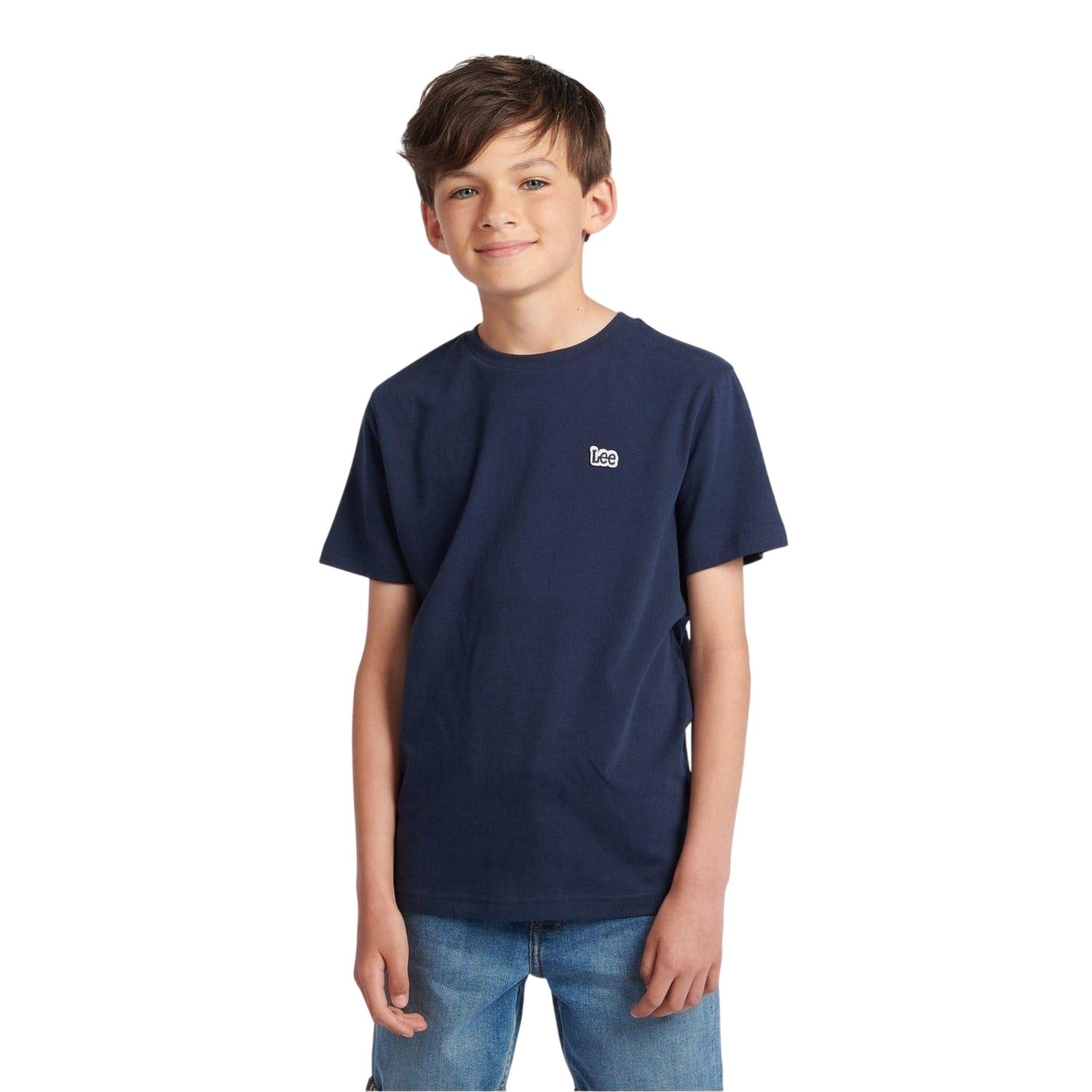Navy Blazer - Side - Lee Boys Crew Neck T-Shirt
