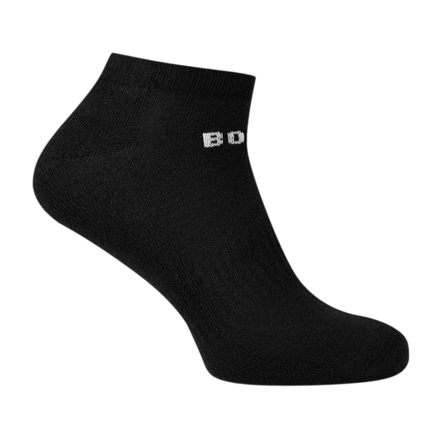 Black - Back - Boss Unisex Adult Logo Trainer Socks (Pack of 3)